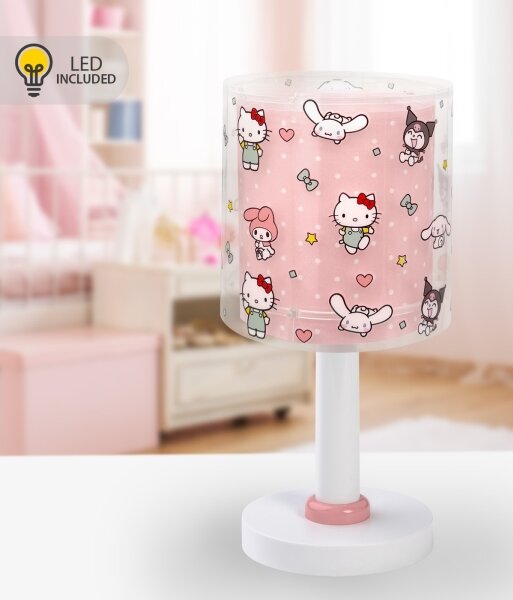 Dalber 41251 - LED детска лампа HELLO KITTY&FRIENDS 1xG4/4W/230V розова