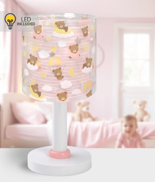 Dalber 41571S - LED детска нощна лампа BABY TEDDY 1xG4/4W/230V розова