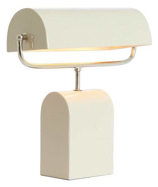 Кремава метална настолна лампа (височина 38 cm) Cardona – Light & Living