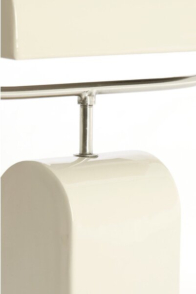 Кремава метална настолна лампа (височина 38 cm) Cardona – Light & Living