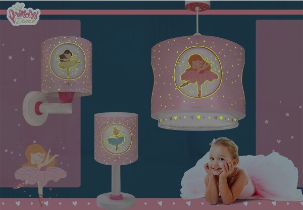 Dalber 60911 - LED детска нощна лампа PRINCESS DANCE 1xG4/4W/230V розова