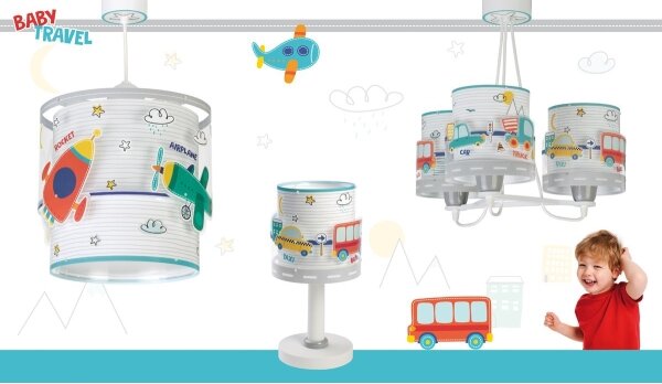 Dalber 61681N - LED пъстроцветна детска лампичка BABY TRAVEL 1xG4/4W/230V