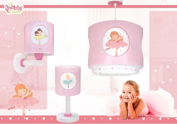 Dalber 60911 - LED детска нощна лампа PRINCESS DANCE 1xG4/4W/230V розова