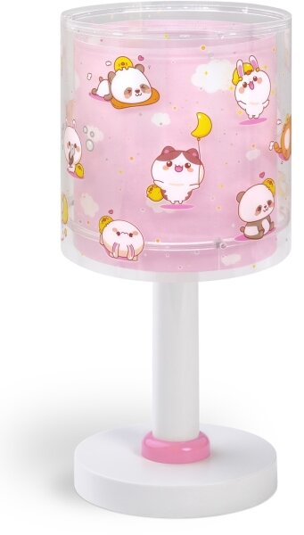 Dalber 41761S - LED детска настолна лампа KAWAII FRIENDS 1xG4/4W/230V розова