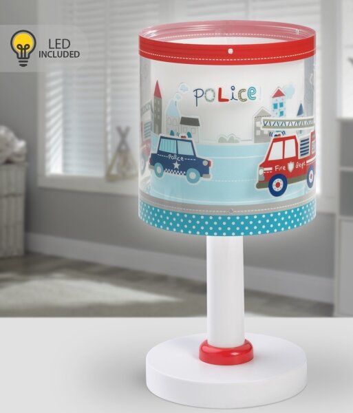 Dalber 60611N - LED детска лампа POLICE 1xG4/4W/230V пъстроцветна