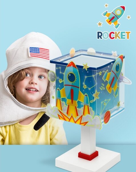 Dalber 63351N - LED детска нощна лампа ROCKET 1xG4/4W/230V в многоцветен дизайн
