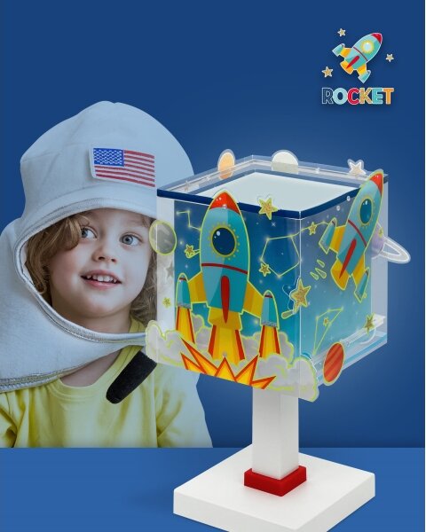 Dalber 63351N - LED детска нощна лампа ROCKET 1xG4/4W/230V в многоцветен дизайн