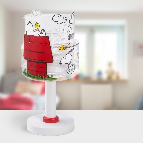 Dalber 76301 - LED детска лампа SNOOPY 1xG4/4W/230V бяла/червена