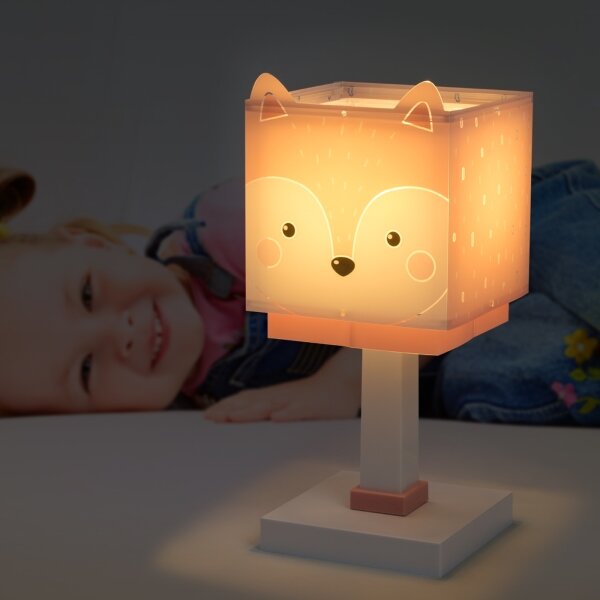 Dalber 64581N - LED детска лампа LITTLE FOX 1xG4/4W/230V розова