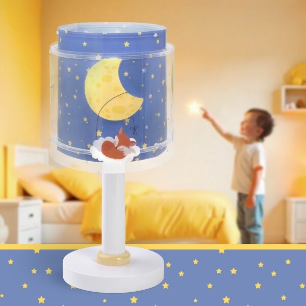 Dalber 76631 - LED детска нощна лампа MOON DREAMS 1xG4/4W/230V синя