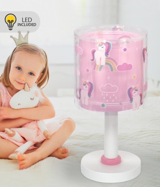 Dalber 41591N - LED детска нощна лампа UNICORNS 1xG4/4W/230V розова