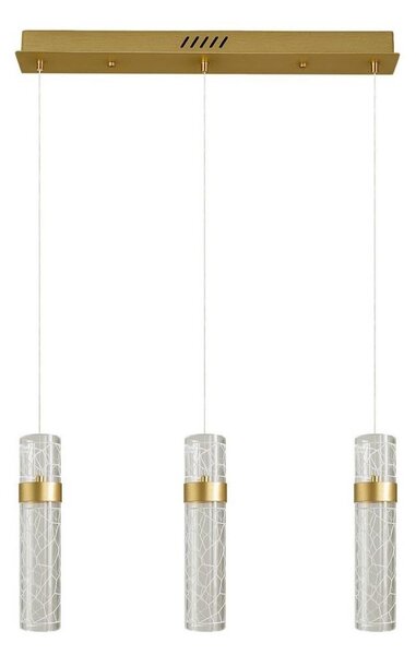 LED полилей на кабел LAGOS LED/24W/230V златен