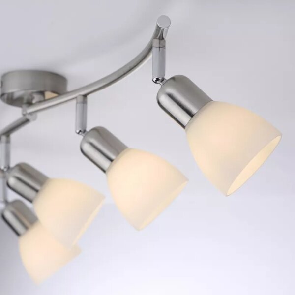 JUST LIGHT. 11954-55 - Точково осветително тяло KARO 4xE14/40W/230V матов хром