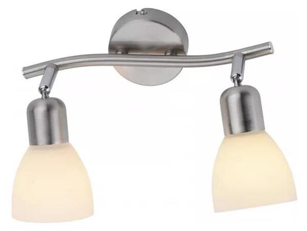 JUST LIGHT. 11952-55 - Спот осветително тяло KARO 2xE14/40W/230V матов хром