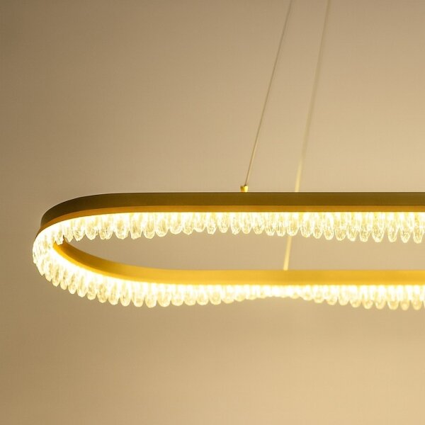 LED полилей на кабел LED/45W/230V златист