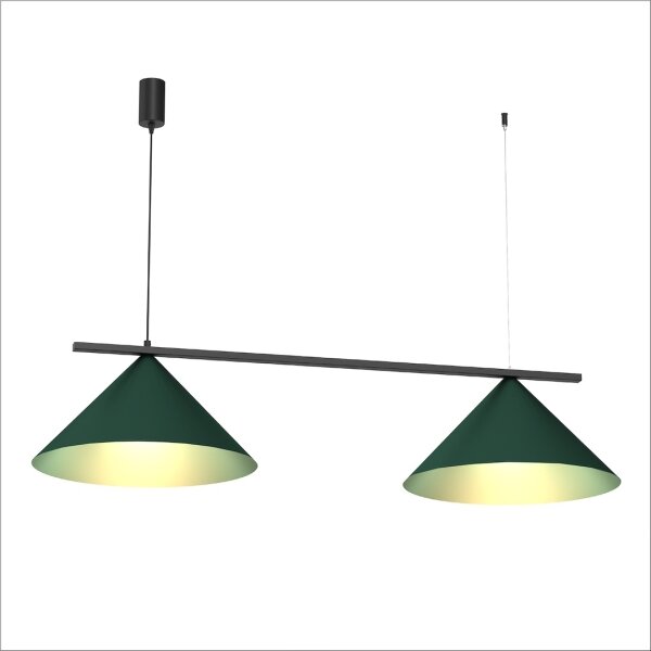 Полилей на кабел CAPITAL 2xGX53/15W/230V зелен