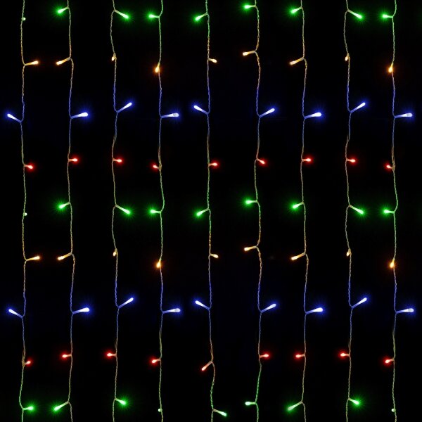 Aigostar - LED външен гирлянд 234 LED/8 функции 1,2x1,8 m IP44 многоцветен
