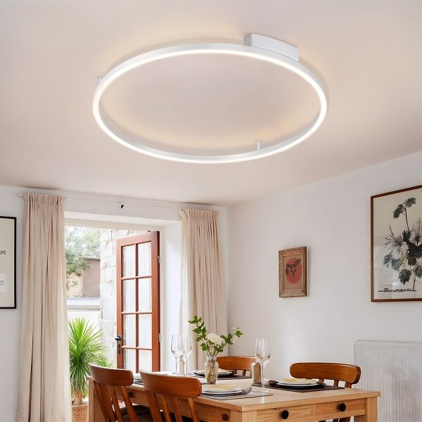 Brilagi - димируемо LED осветително тяло PORTOFINO LED/60W/230V Ø 80 см сребристо +DO