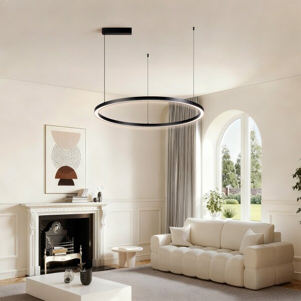Brilagi - LED димируем полилей на кабел PORTOFINO LED/60W/230V Ø 80 см черен +DO