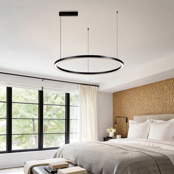 Brilagi - LED димируем полилей на кабел PORTOFINO LED/60W/230V Ø 80 см черен +DO