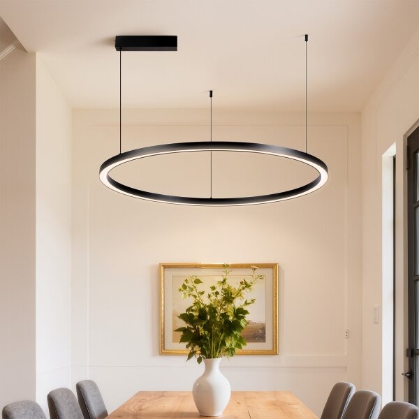 Brilagi - LED димируем полилей на кабел PORTOFINO LED/60W/230V Ø 80 см черен +DO
