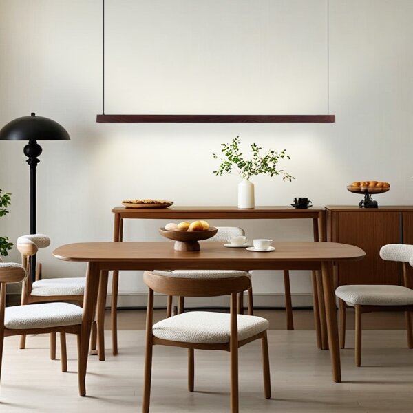 Immax NEO 07301L-LED Димируем полилей на кабел MADEIRA 33W/230V Wi-Fi Tuya 152 cm орех