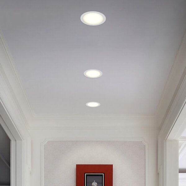 Immax NEO 07295L - Димируемо вградено таванно осветително тяло DOWN LED/36W/230V Wi-Fi Ø 23 см бяло