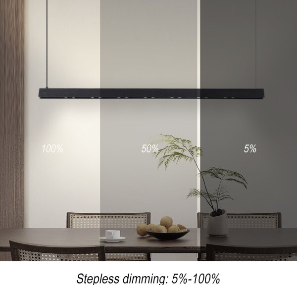 Immax NEO 07306L-LED Димируема висяща лампа на кабел MADEIRA 26 W/230 V Wi-Fi Tuya 122 см черна