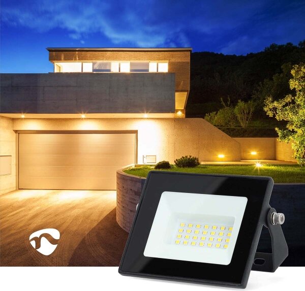 Nedis LLFL11BLK - LED прожектор LED/20W/230V 4000K IP65