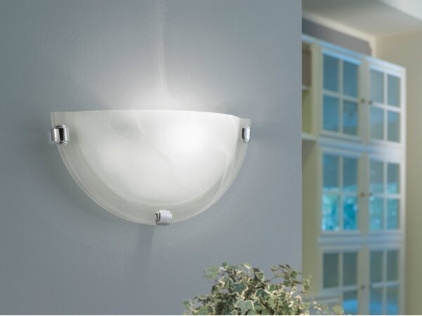 Eglo 7188 - Стенен аплик SALOME 1xE27/60W/230V, алабастрово стъкло