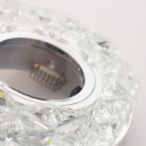 71094 - Вградено осветително тяло CRYSTAL FIX 1xGU10/50W+LED/3W