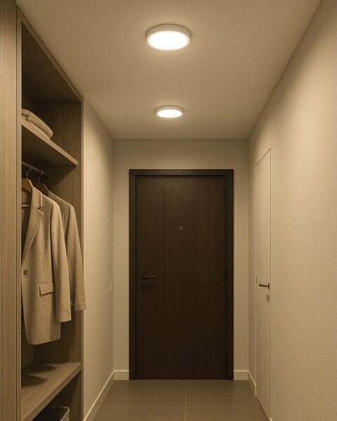 LED Плафониера LED/18W/230V 4200K Ø 21 см бял