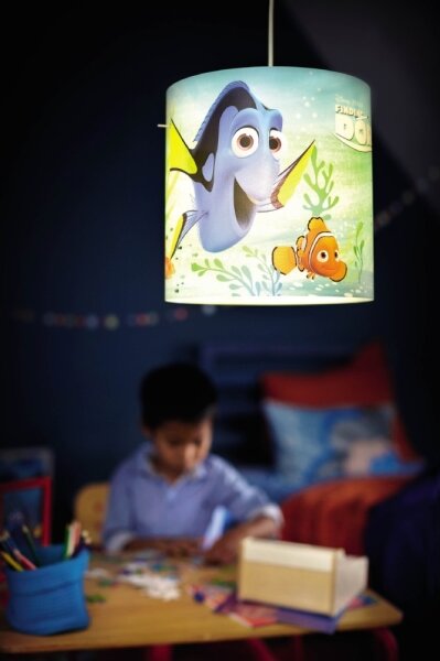 Philips 71751/90/26 - Абажур DISNEY FINDING DORY E27 Ø 26 cm