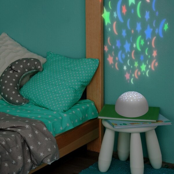 Rabalux 1470 - LED Нощна лампа LINA RGB LED/0,5W/3xAA