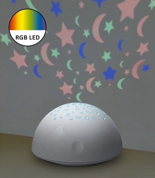Rabalux 1470 - LED Нощна лампа LINA RGB LED/0,5W/3xAA
