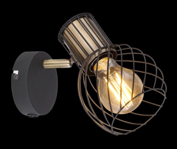 Globo 54013-1 - Стенен прожектор, луна ARGUSTO 1xE27/40W/230V