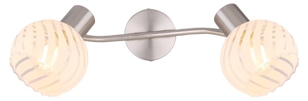 Globo 54025-2 - Прожектор, луна WILLY 2xE27/40W/230V