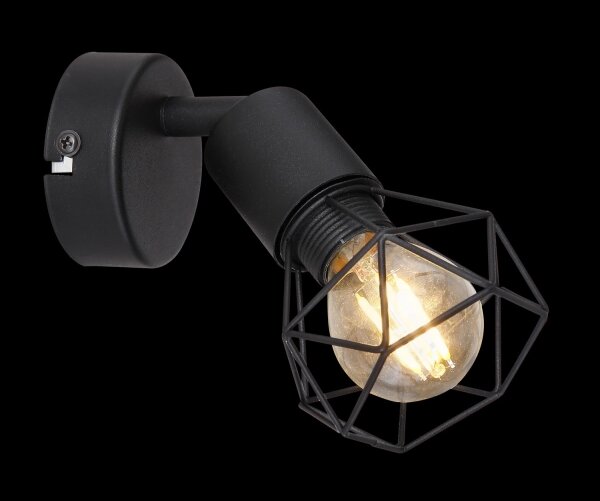 Globo 54802S-1 - Спот аплик XARA 1xE14/40W/230V черен
