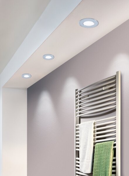 Eglo 99204 - LED вградено таванно осветително тяло за баня FUEVA 5 LED/2,7W/230V IP44