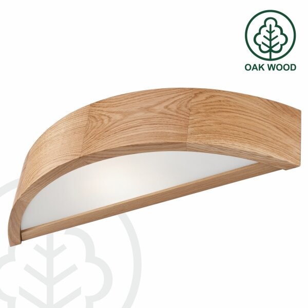 Аплик OAK 1xE27/60W/230V дъб