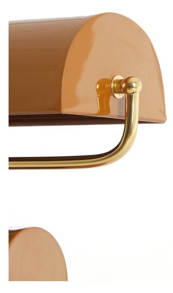 Оранжева метална настолна лампа (височина 38 cm) Cardona – Light & Living