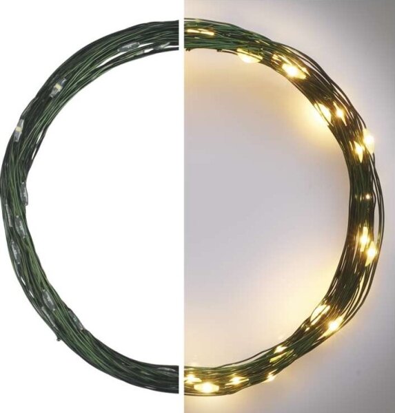LED външна гирлянда 40xLED/9m IP44 топла бяла
