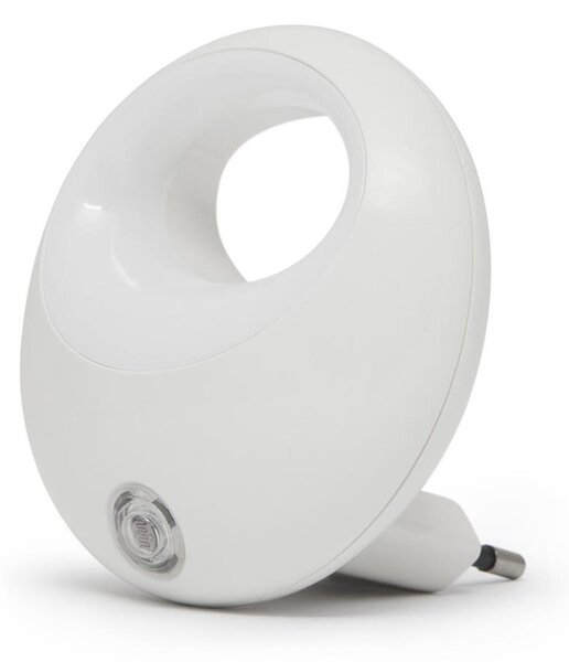 LED Лампа за ориентация за контакт със сензор LED/1W/230V бяла