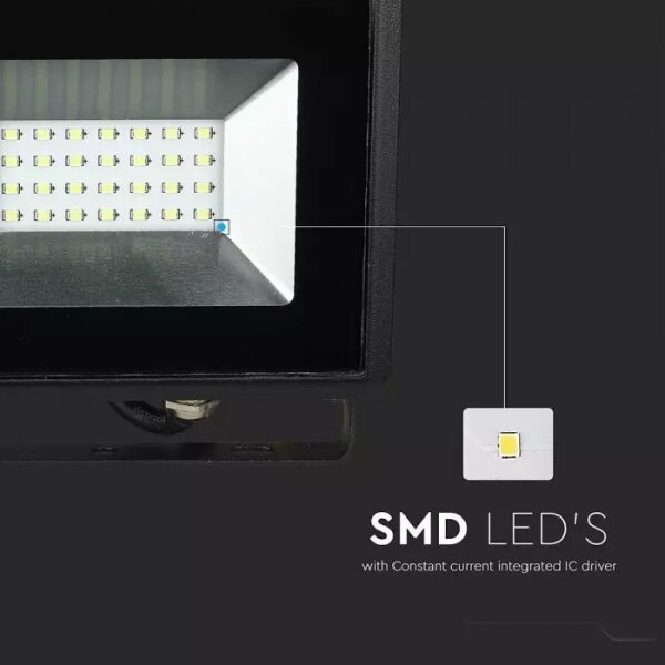 LED прожектор 20W 230V IP65, зелен светлина