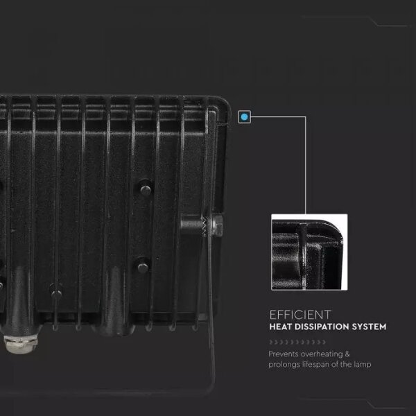 LED прожектор 20W 230V IP65, зелен светлина