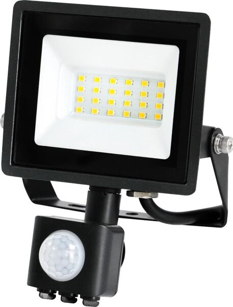 LED Прожектор със сензор MHC LED/20W/230V IP44 6500K черен