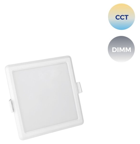 LED Димируема лампа за вграждане ALGINE LED/6W/230V Wi-Fi Tuya квадратна