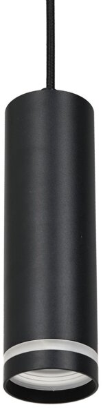 Висящ полилей за релсова система PIPE 1xGU10/25W/230V черен