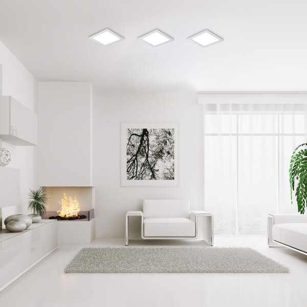 Rabalux 71236 - LED Лампа за окачен таван SHAUN LED/3W/230V 9x9 см бял
