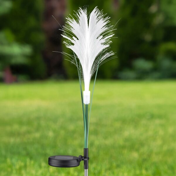 LED Соларна лампа GRASS LED/1,2V 3000K 600 mAh IP44 черен